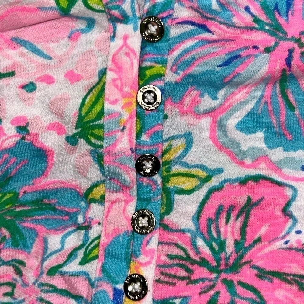 Lilly Pulitzer Essie flower print tank SIZE SMALL - Picture 4 of 5